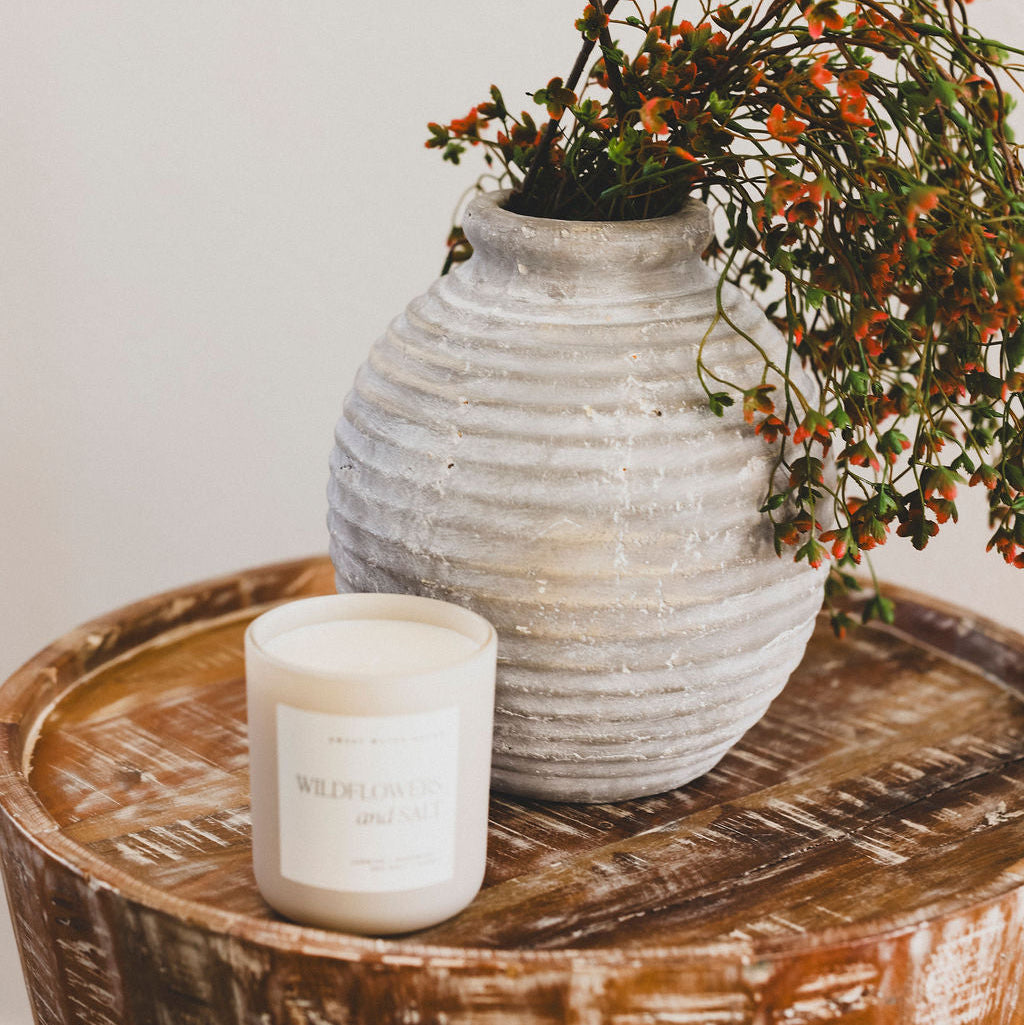 Ridged Vase