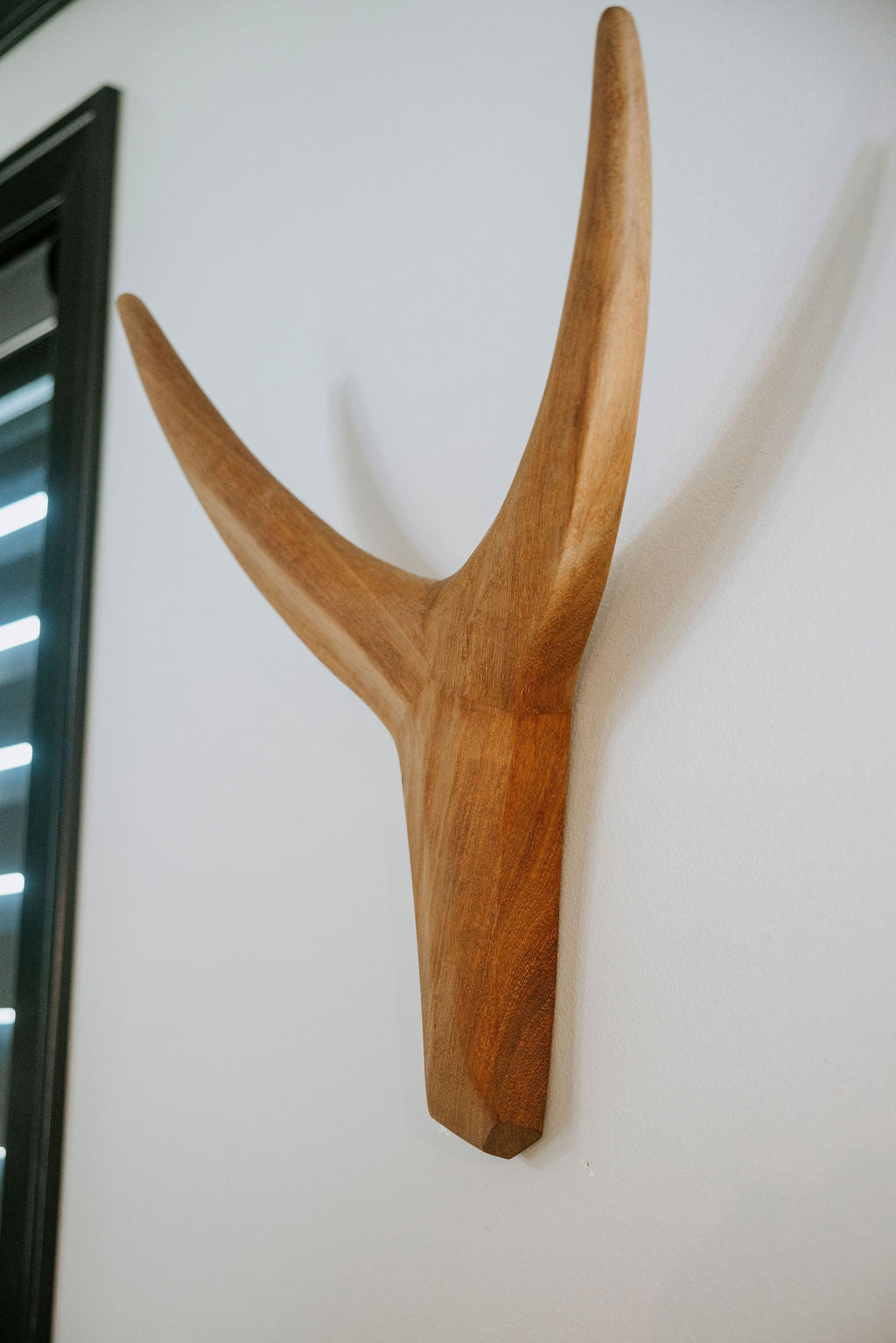Nguni Head Iroko Wall Decor
