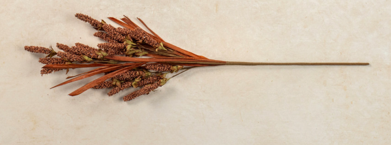 Rust Heather & Dried Grass Spray