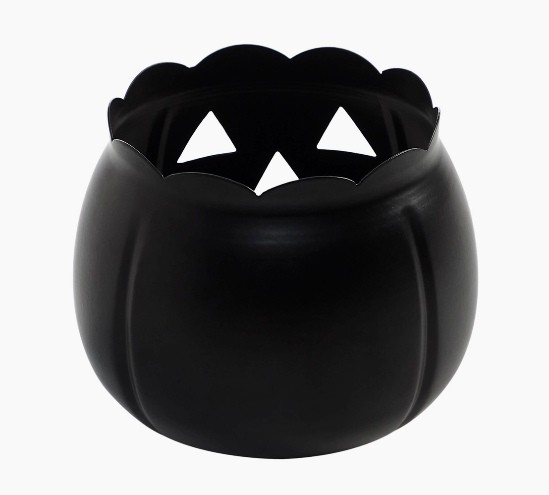 Distressed Metal Jack-O-Lantern- 2 Colors, Sizes