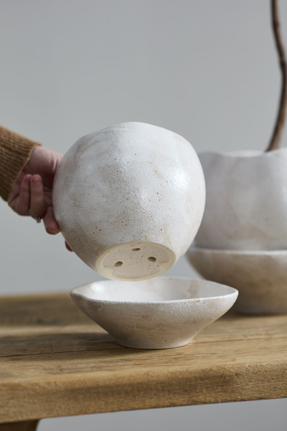 Planter with Bowl Saucer - 2 Sizes