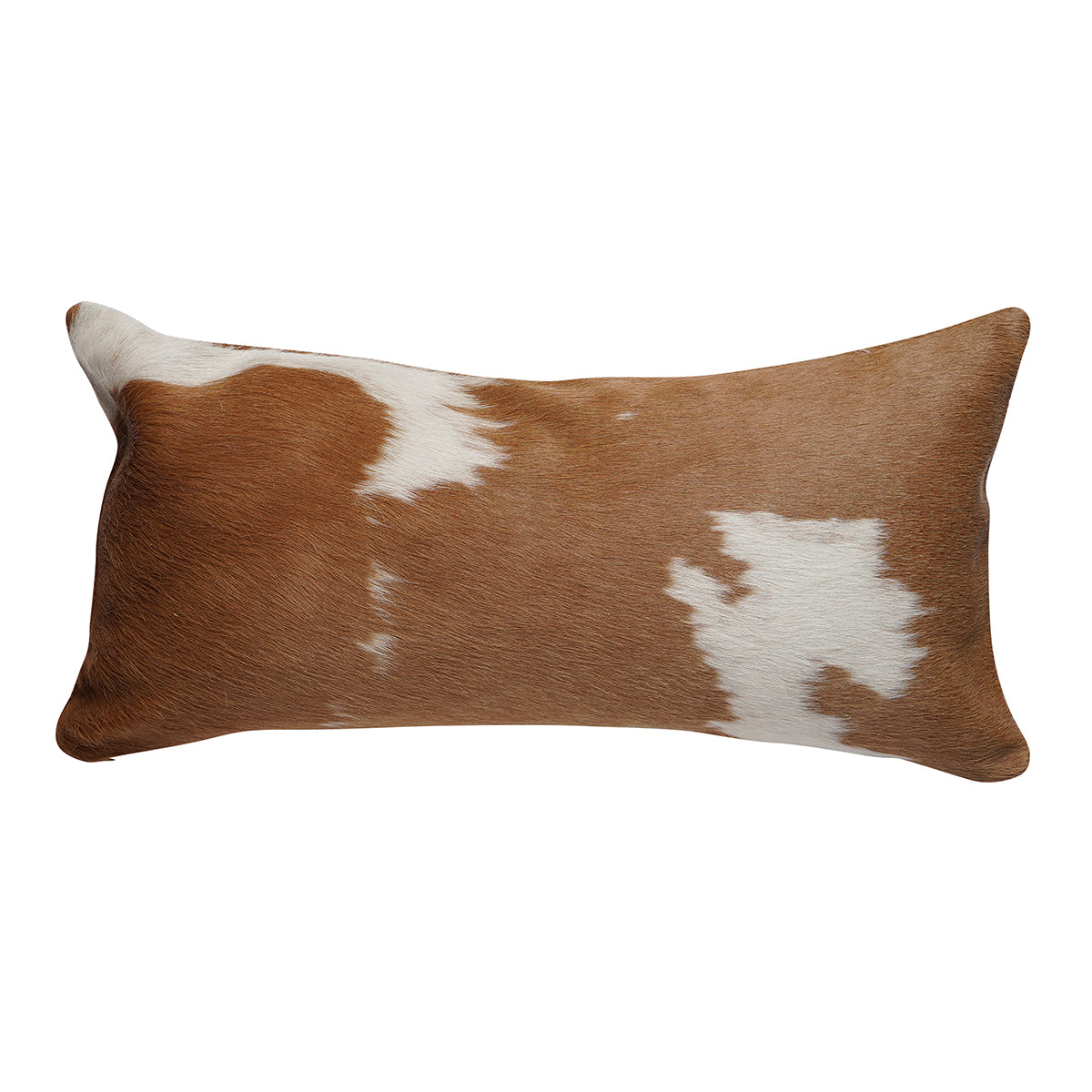 Natural Cowhide Lumbar Pillows - 12x24