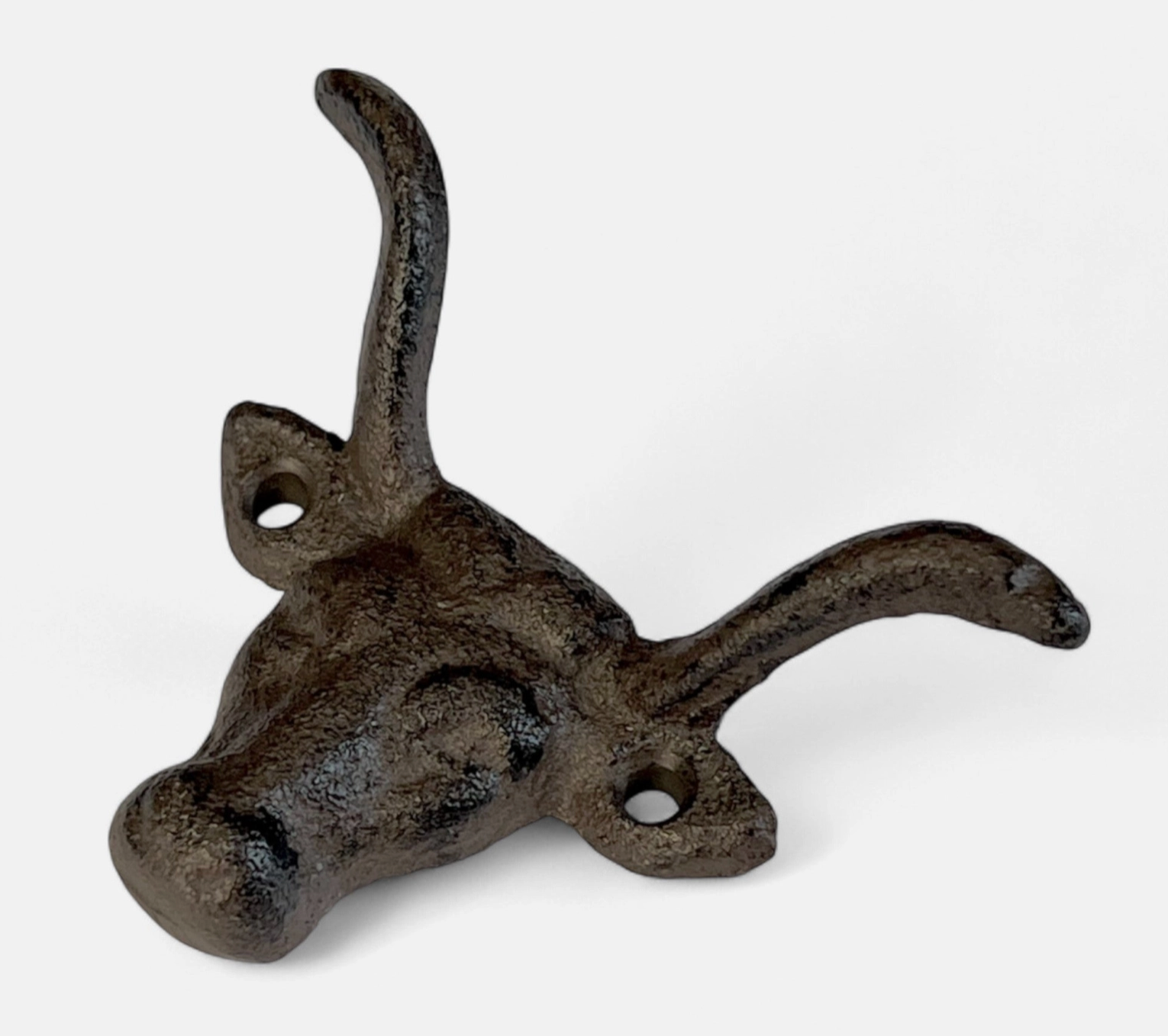 Cast Iron Bull Head Wall Hook