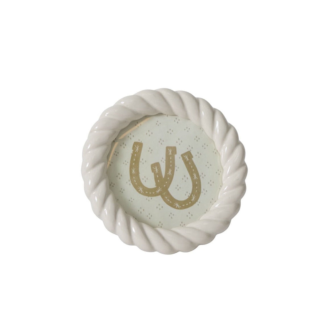 Laid Rope Ceramic Photo Frame