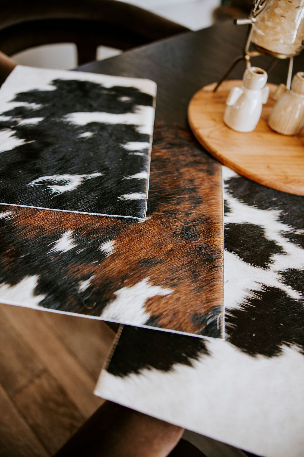 Genuine Cowhide Placemat - 2 Colors