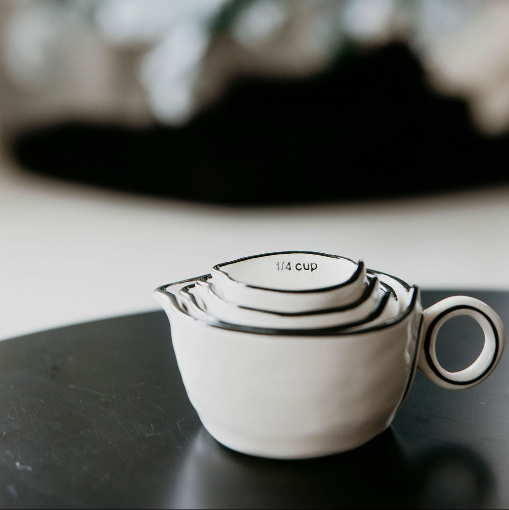 Stoneware Measuring Cup Set