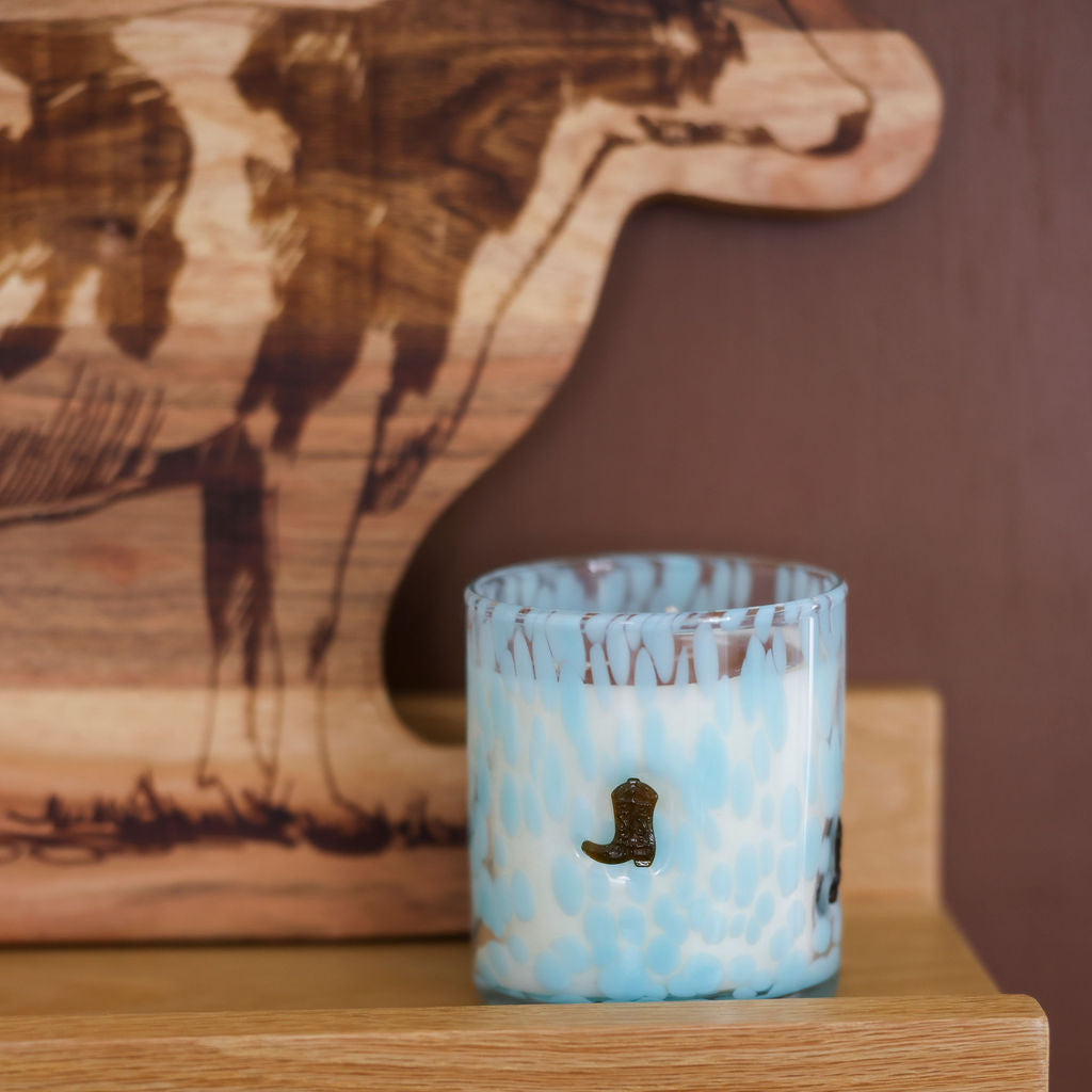 Handcrafted Cowboy Boot Candle