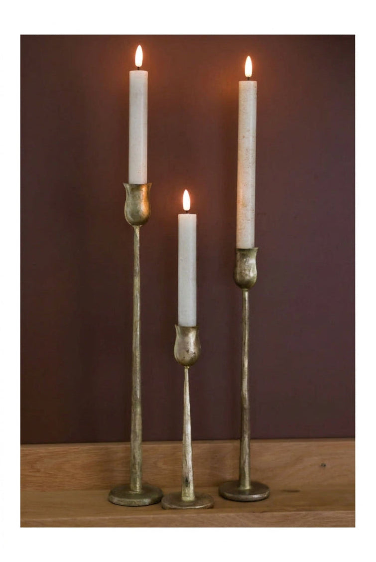 3D Flame Taper Candle - Set of 2
