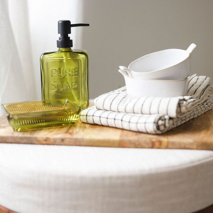 Lined Cotton Tea Towel - 2 Styles