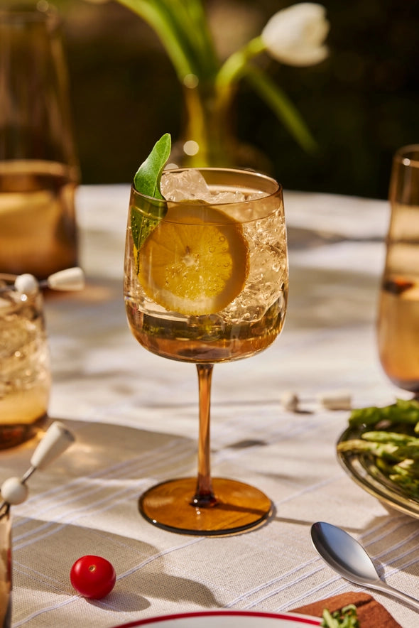 Hand-Blown Glass Drinkware - 3 Styles