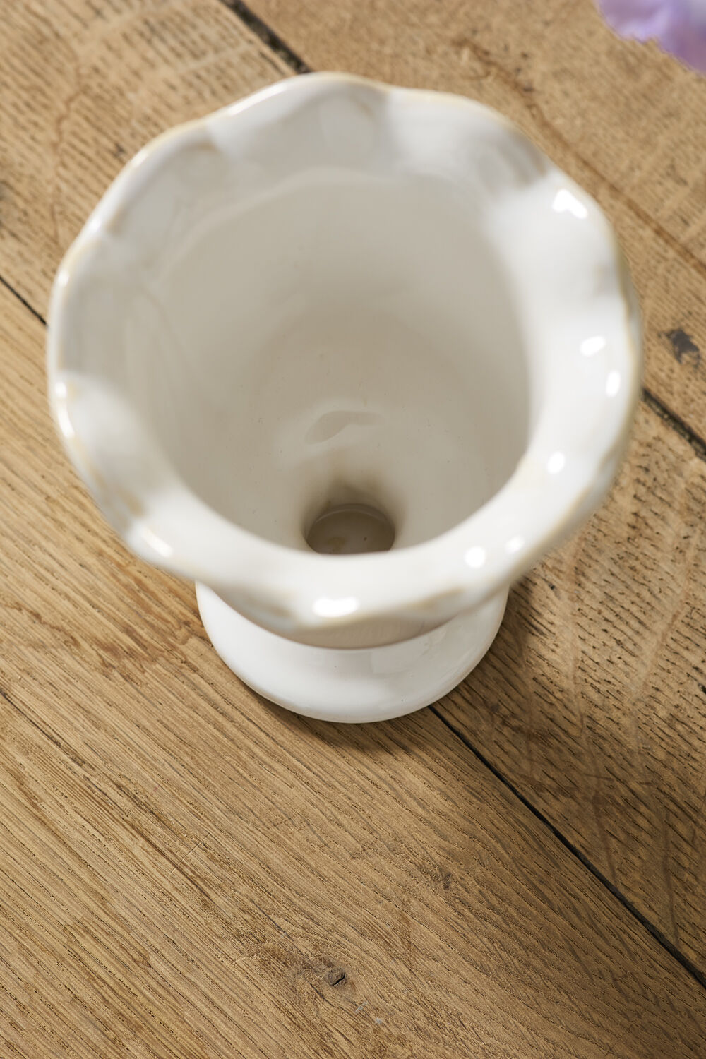 Flower Petal Ceramic Vase - 2 Sizes