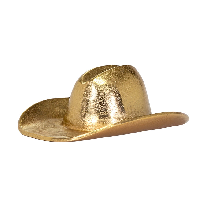 Western Metal Cowboy Hat
