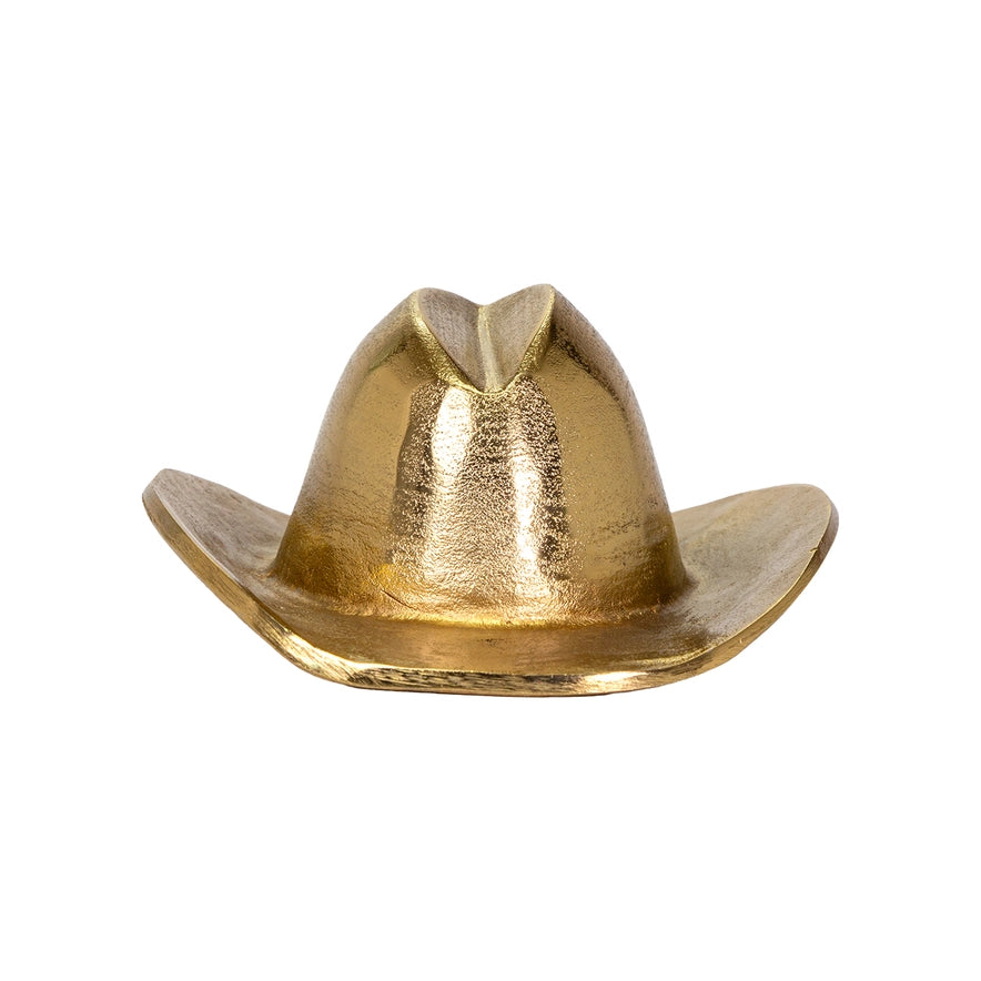 Western Metal Cowboy Hat