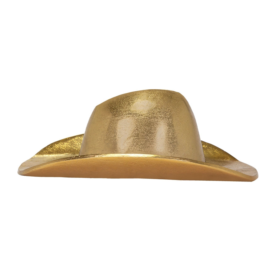 Western Metal Cowboy Hat