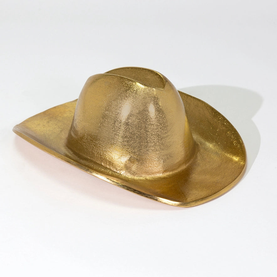 Western Metal Cowboy Hat