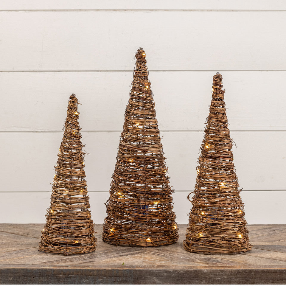 Lighted Twig Tree - 3 Sizes