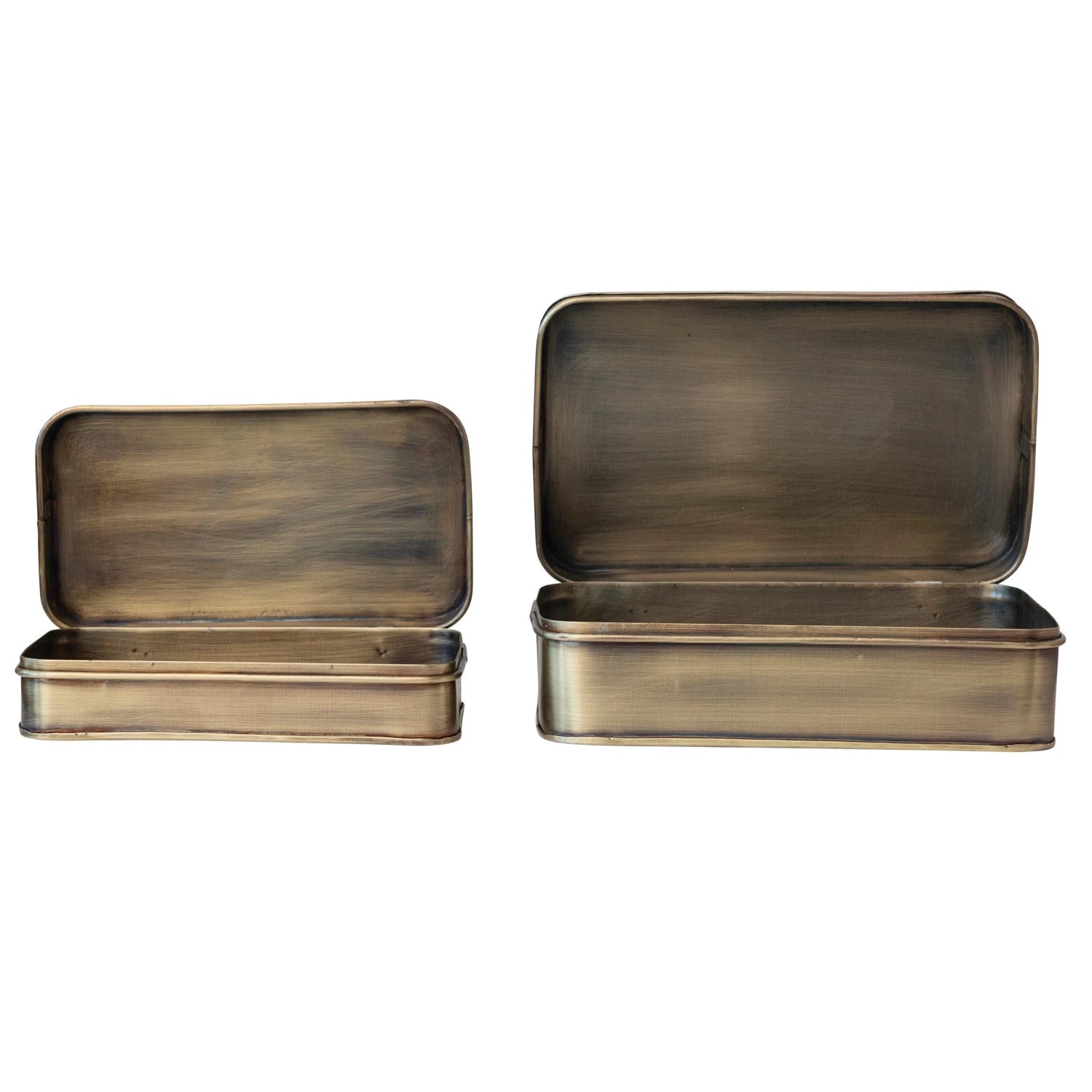 Antique Finished Metal Box - 2 Sizes