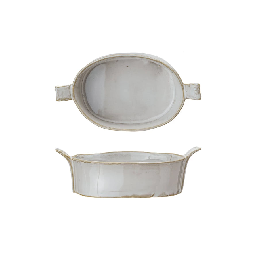 Mini Stoneware Baker with Handles