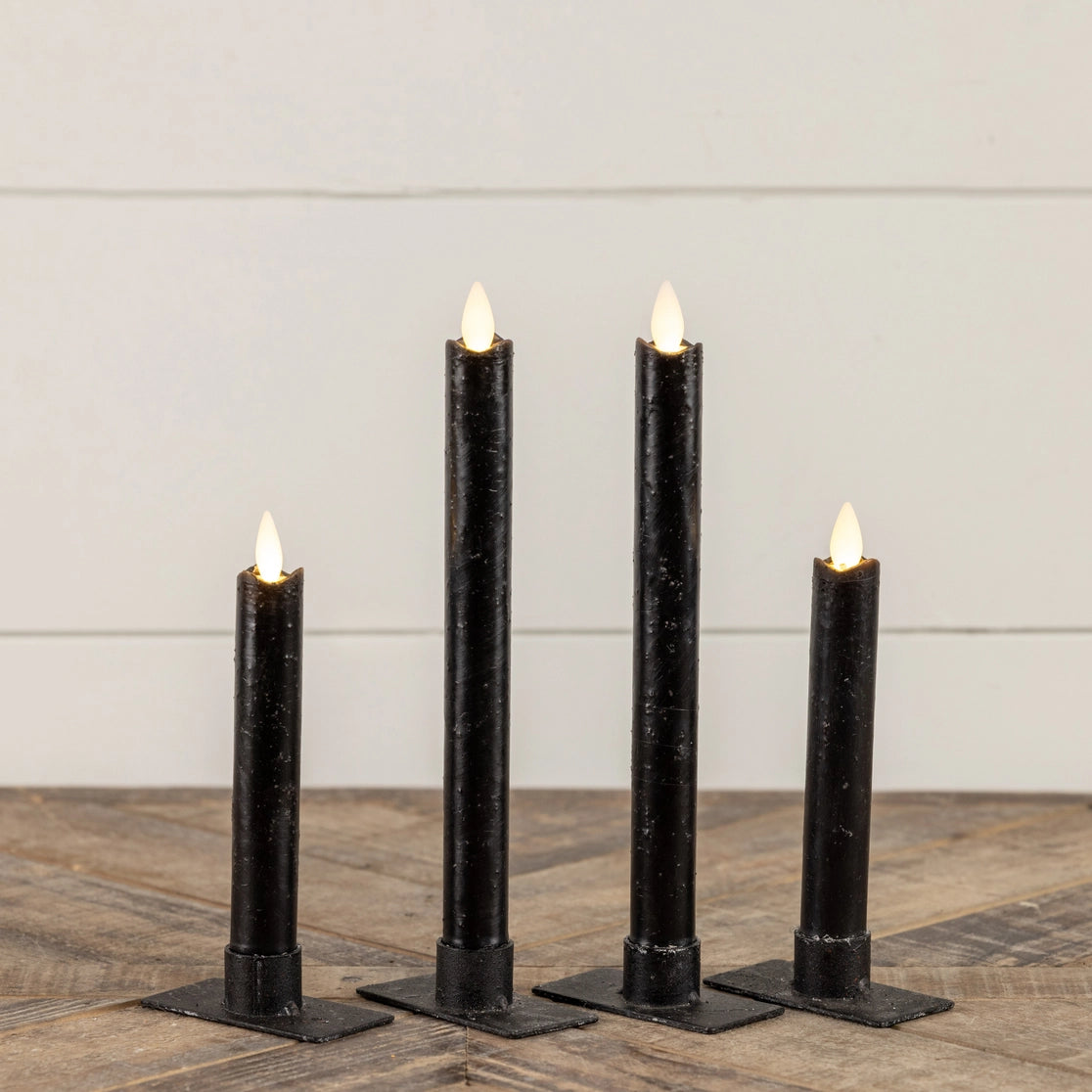 Moving Flame Taper Candle - Set of 2