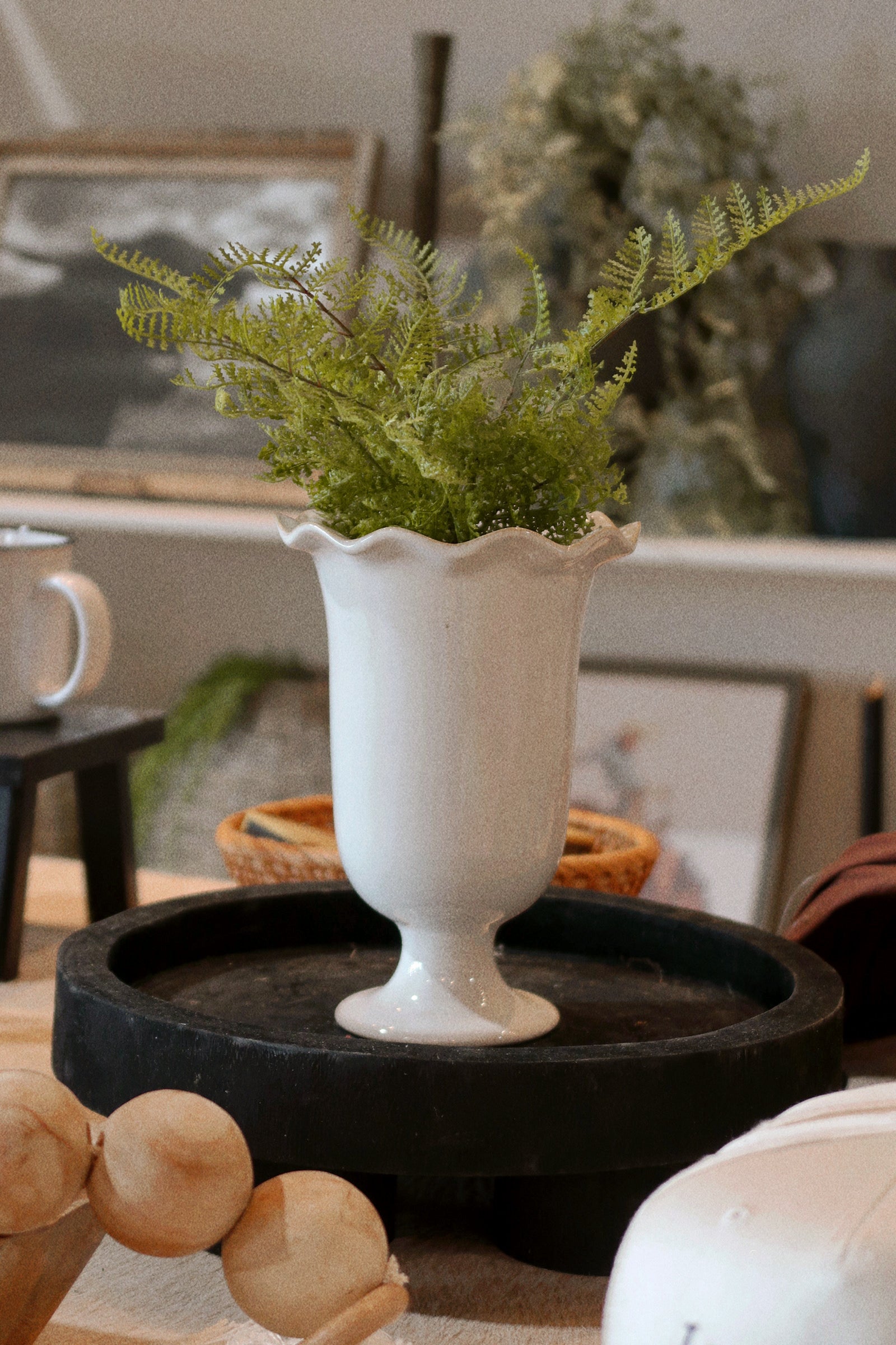 Flower Petal Ceramic Vase - 2 Sizes