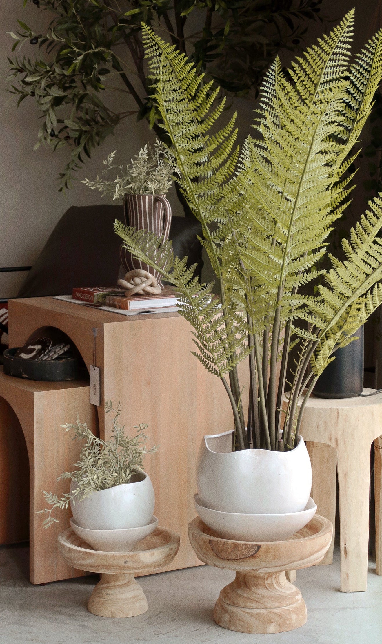 Planter with Bowl Saucer - 2 Sizes