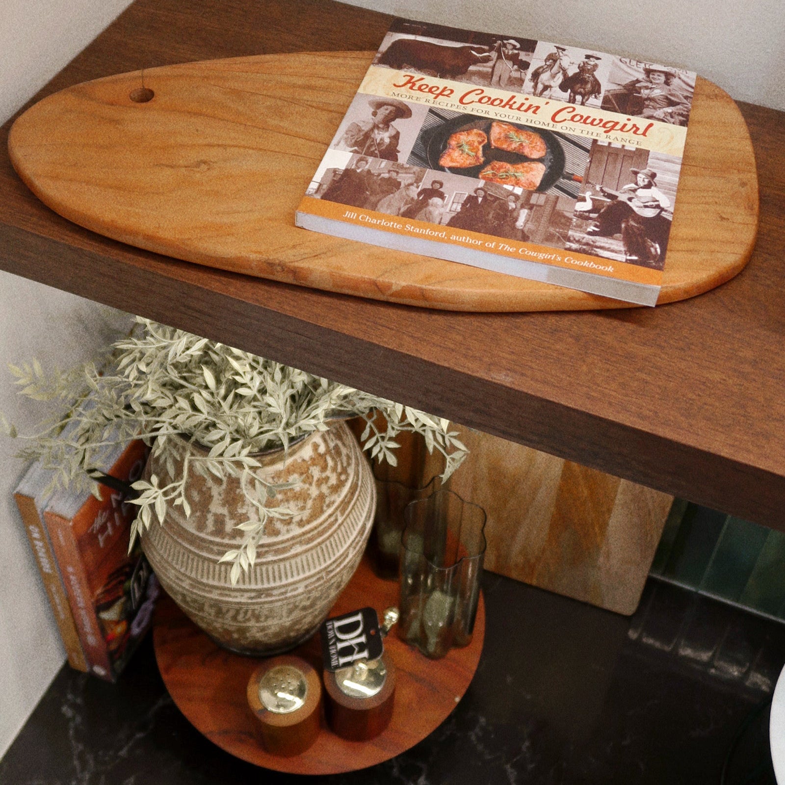 Acacia Wood & Jute Cutting Board