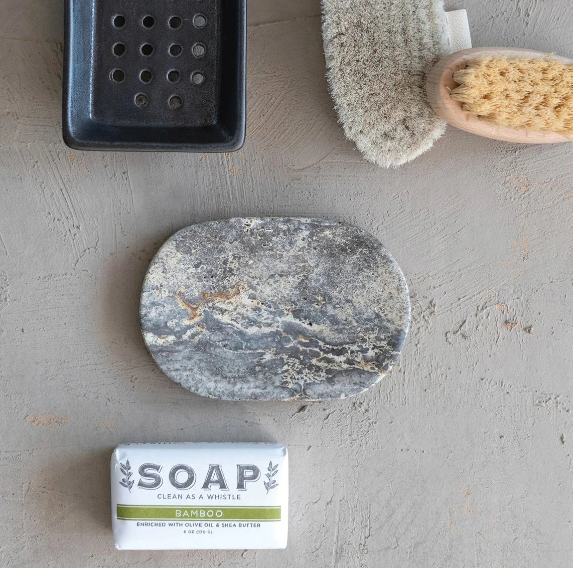 Travertine Soap Dish
