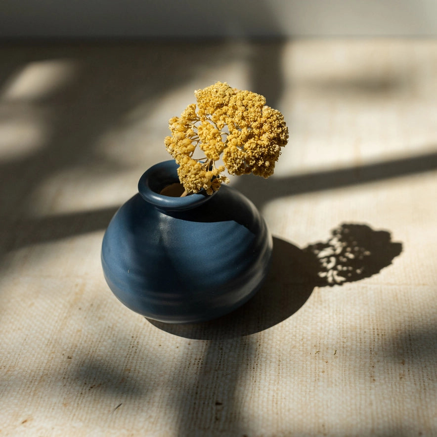 Soft Blue Ceramic Budvase