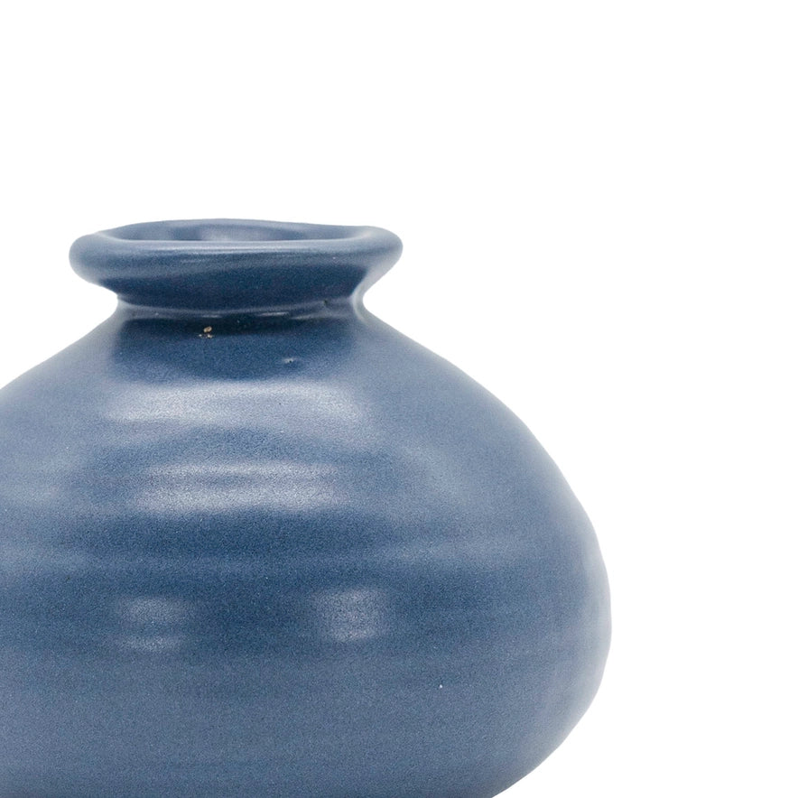Soft Blue Ceramic Budvase