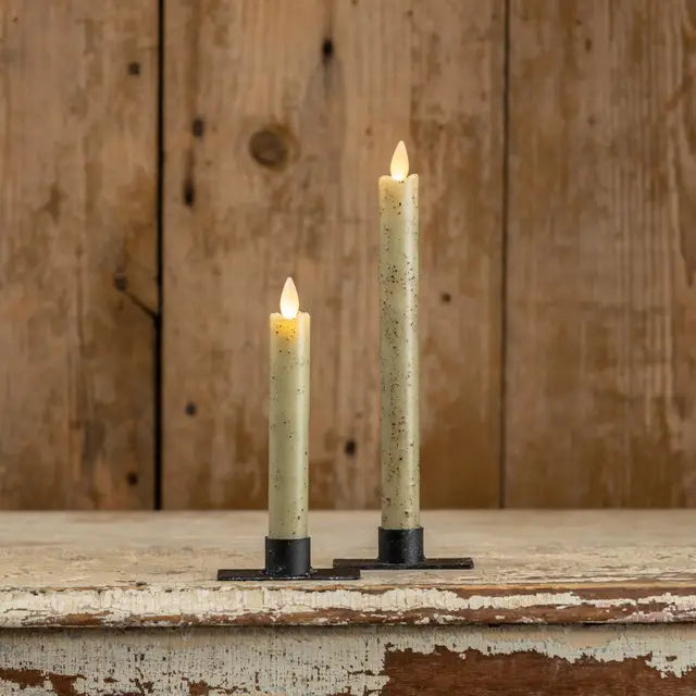 Moving Flame Taper Candle - Set of 2
