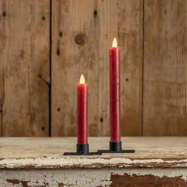 Moving Flame Taper Candle - Set of 2
