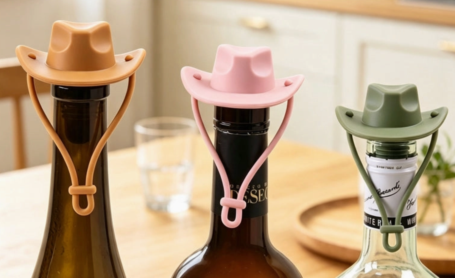 Cowboy Hat Silicone Bottle Stopper