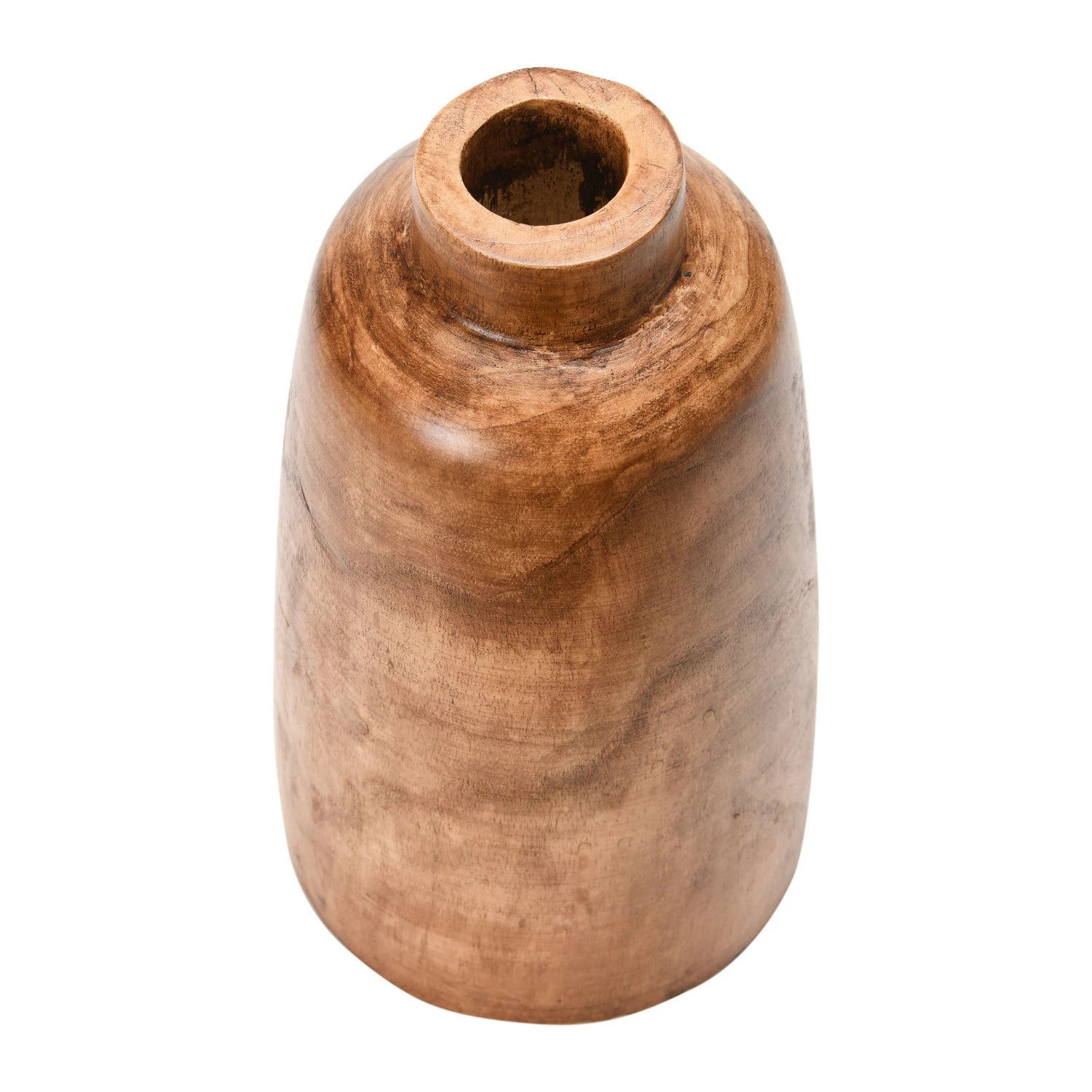 Walnut Finished Paulownia Vase