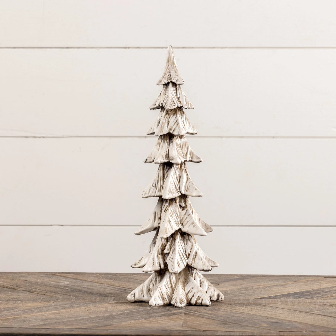 Weathered Resin Pine Tree - 3 Sizes
