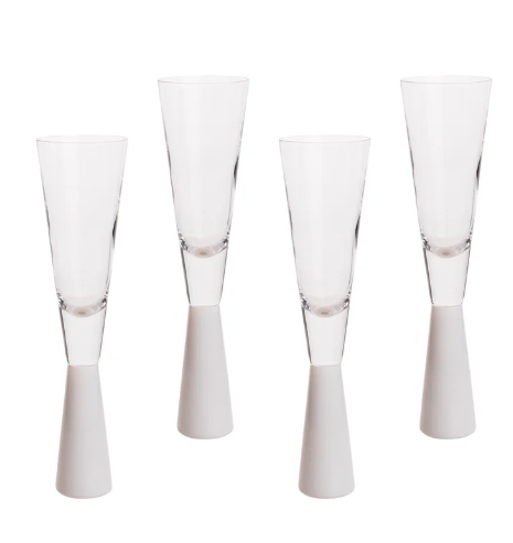 Statement Flute Champagne Glass- 2 Colors