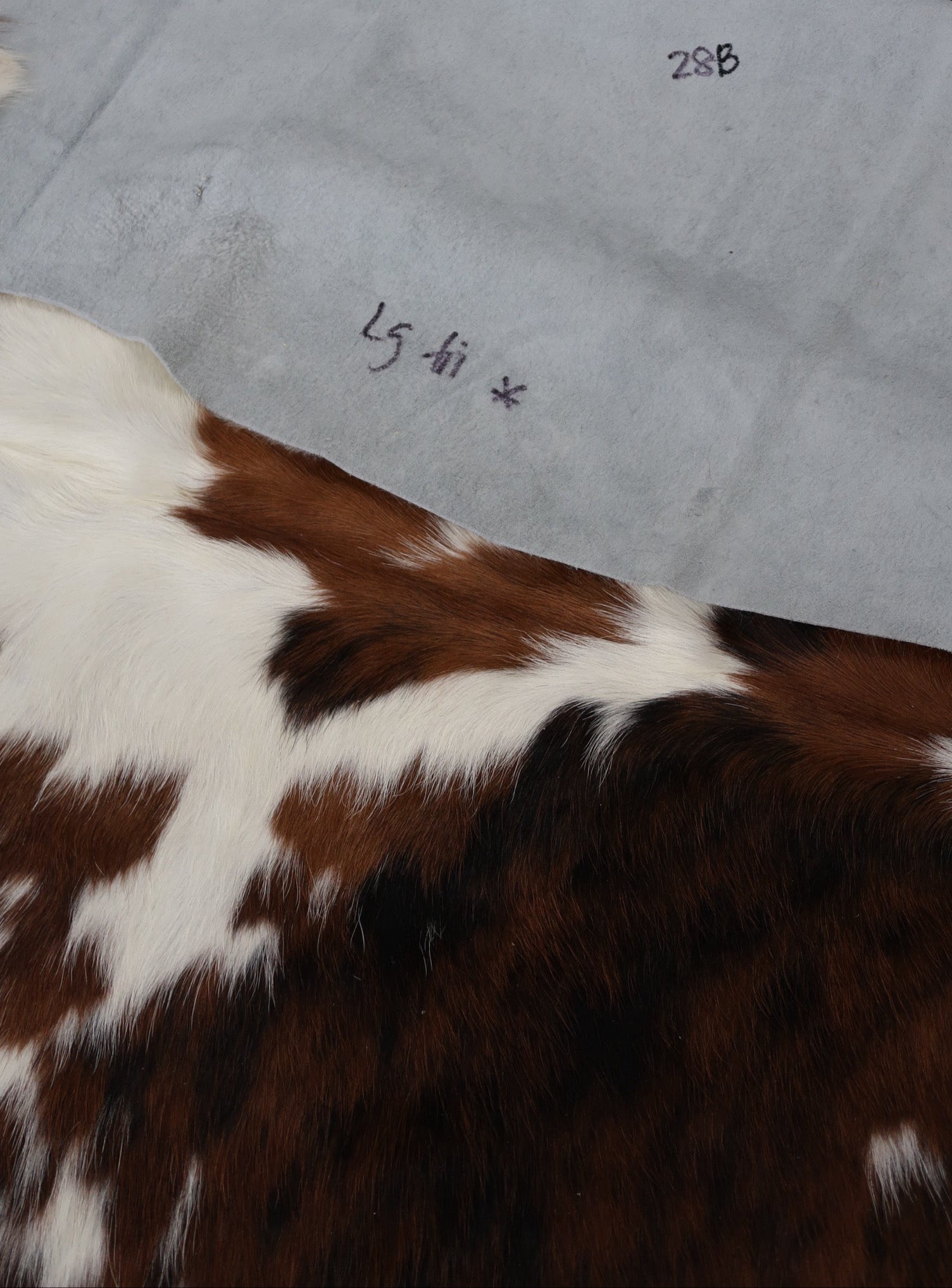 28B: Genuine Natural Cowhide Rug