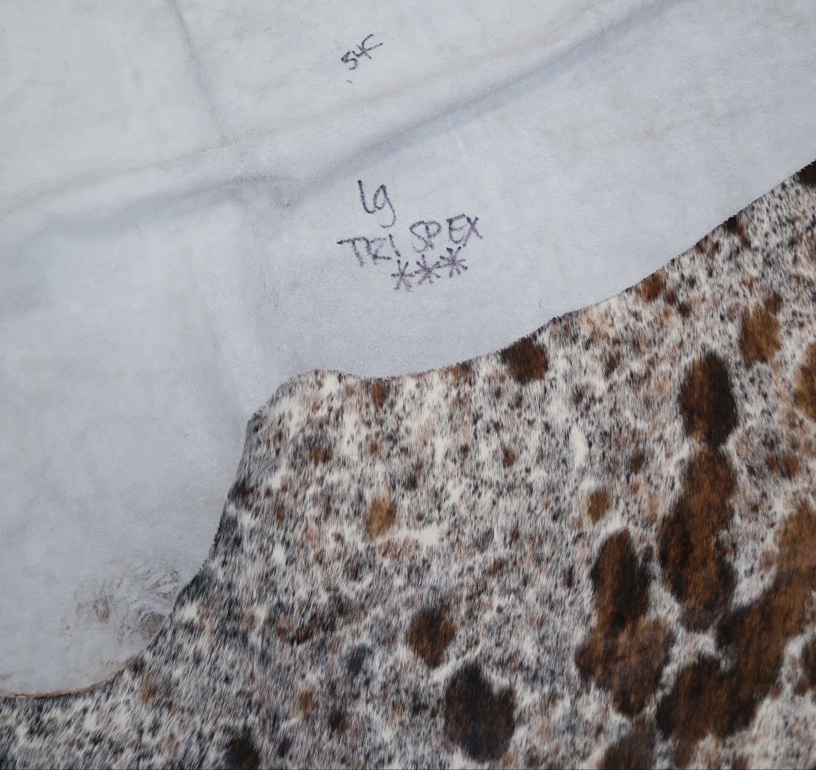 54C: Luxury Genuine Natural Cowhide Rug