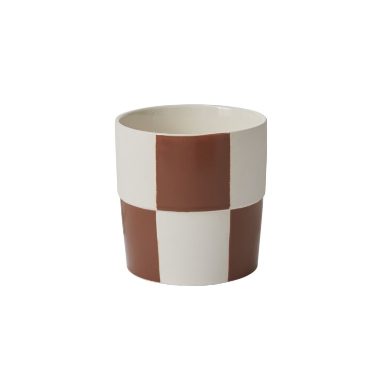 Checkered Pot - 2 Colors & 3 Sizes