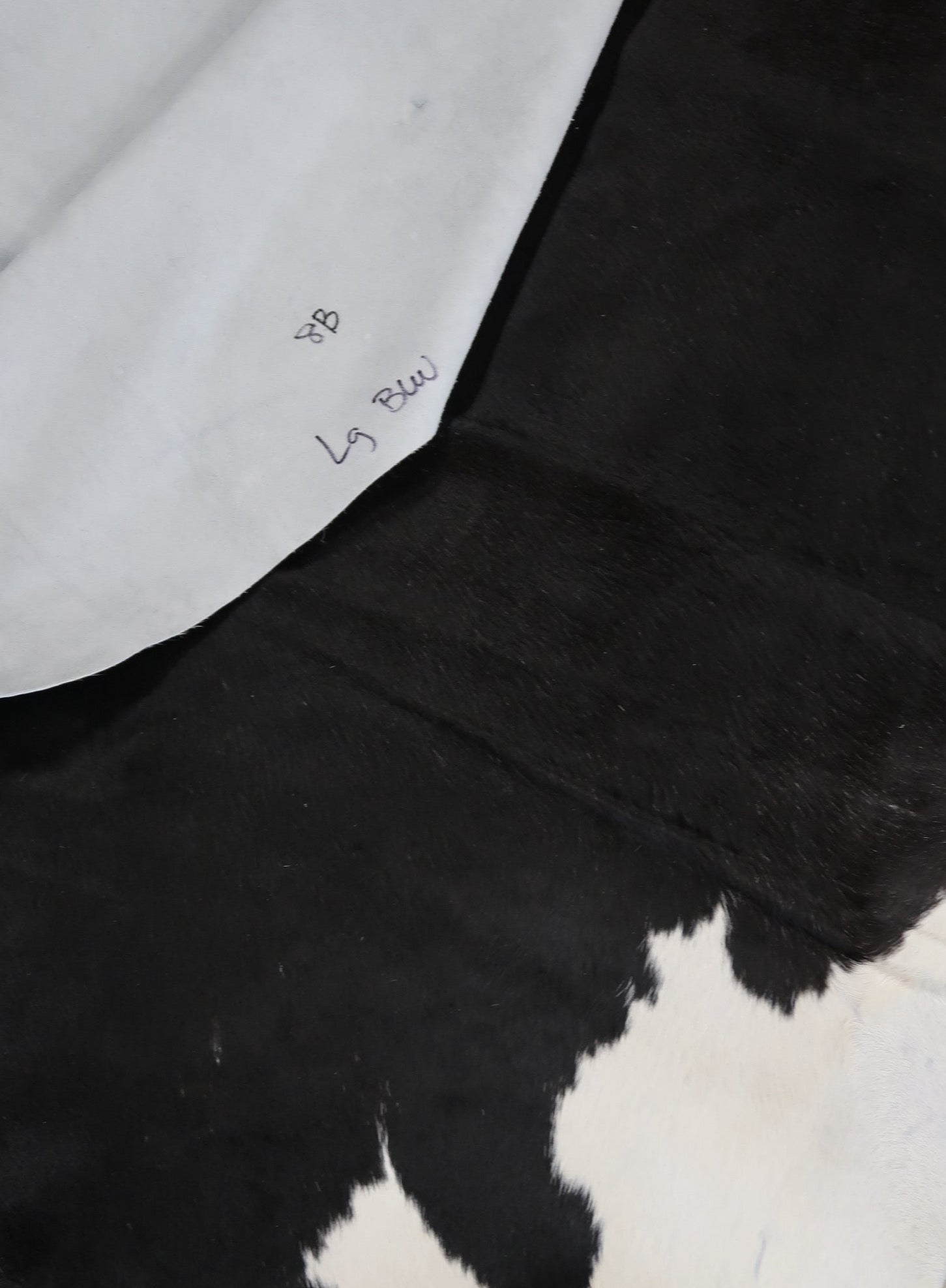8B: Genuine Natural Cowhide Rug