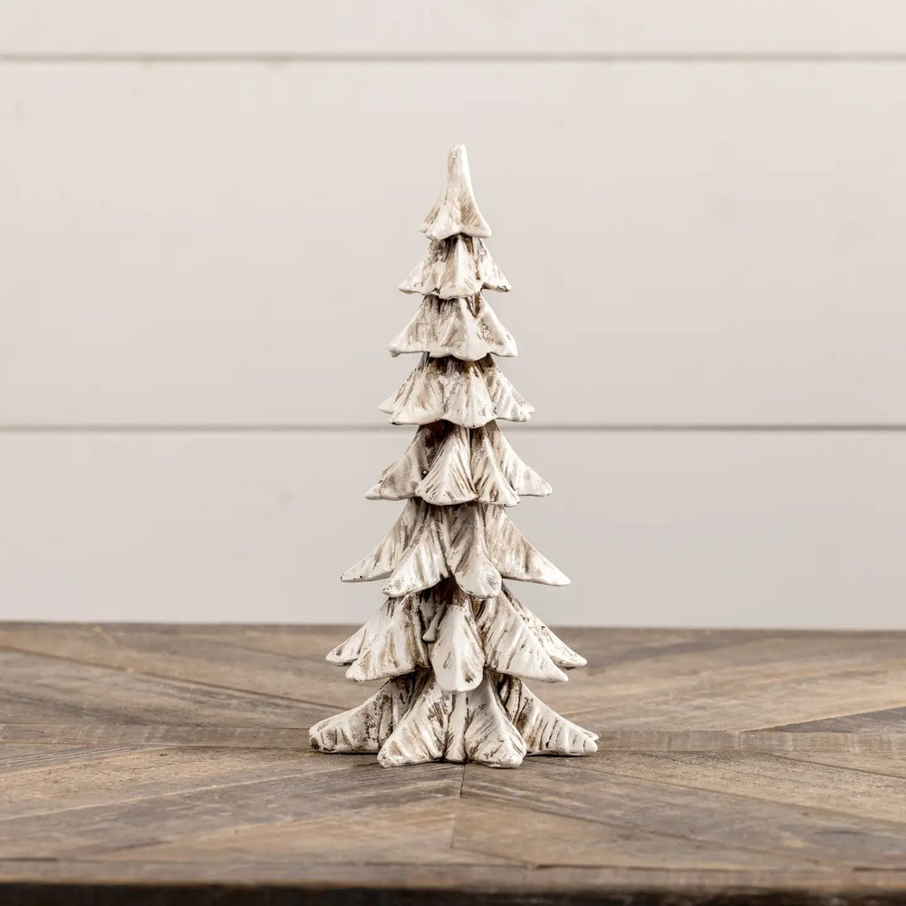 Weathered Resin Pine Tree - 3 Sizes