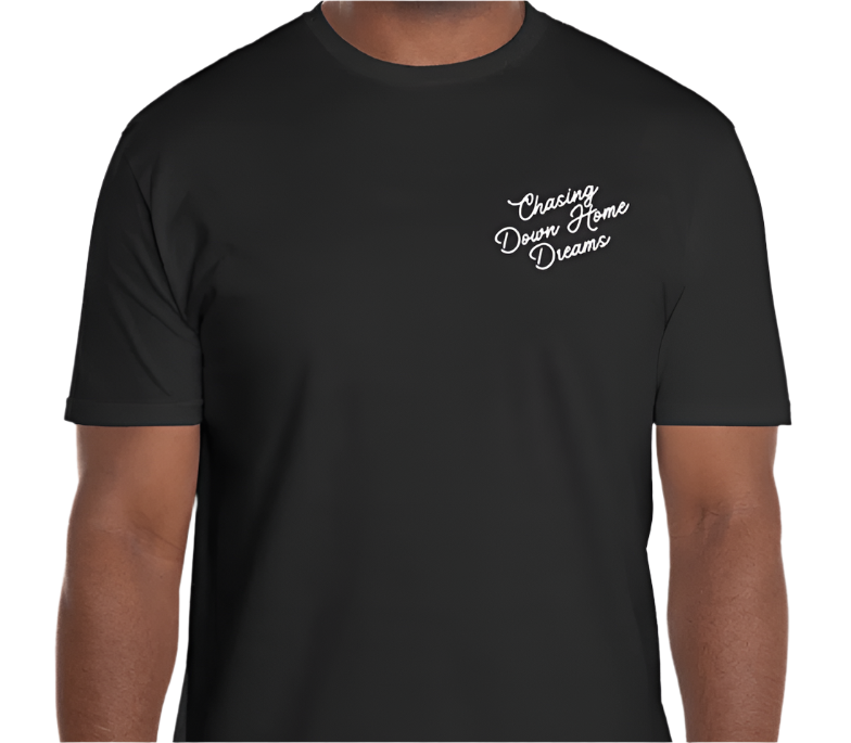 Chasing Down Home Dreams Black Tee