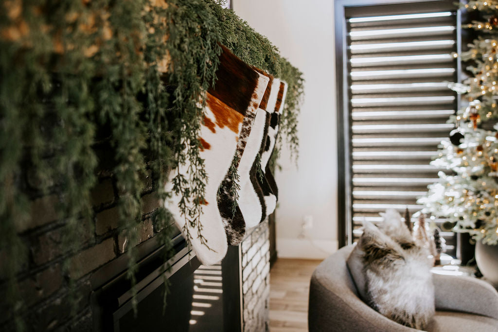 Cowhide Stocking - 5 Colors