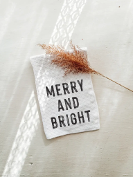 Merry & Bright Tea Towel