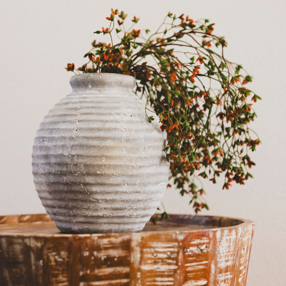 Ridged Vase