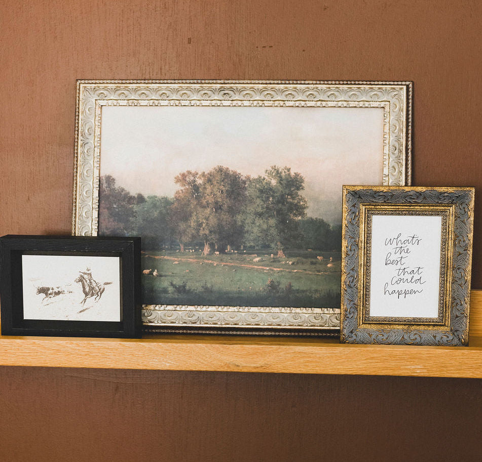 The Long Throw Framed Art - 3 Sizes