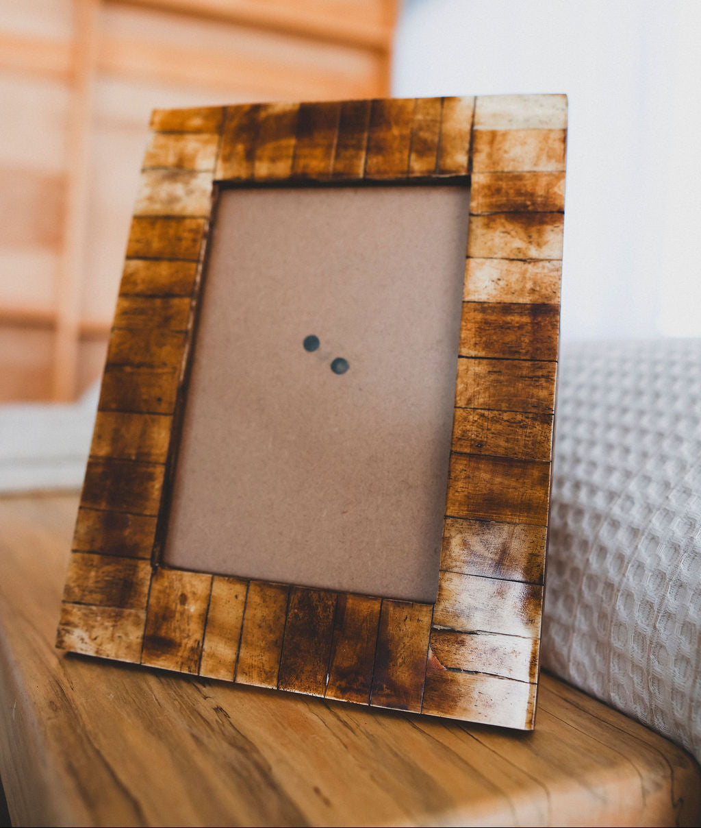 Blocked Bone Photo Frame - 2 Sizes