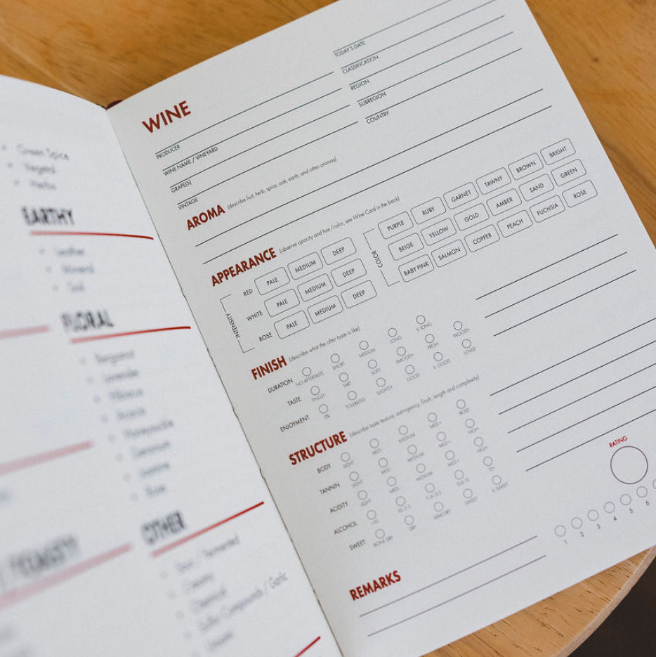 Wine Tasting Journal