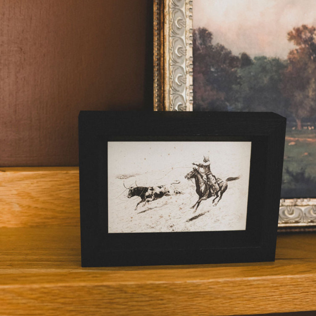 The Long Throw Framed Art - 3 Sizes