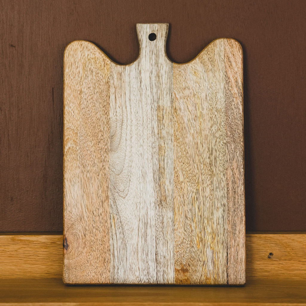 Curved Wood Serving Board