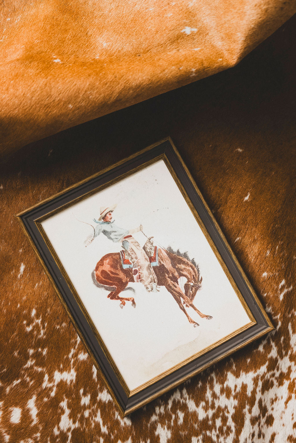 Bucking Bronco Framed Art - 2 Sizes
